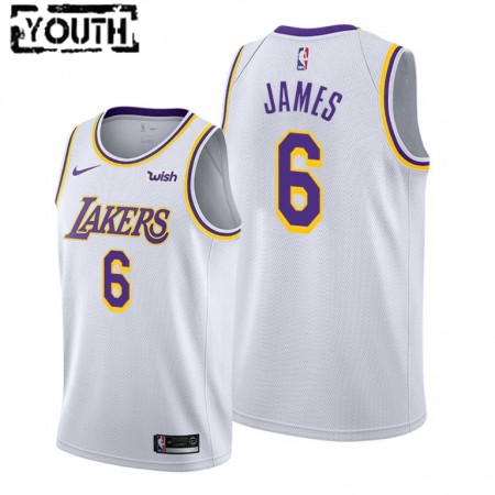 Maillot Basket Los Angeles Lakers LeBron James 6 Nike 2021-22 Association Edition Swingman - Enfant